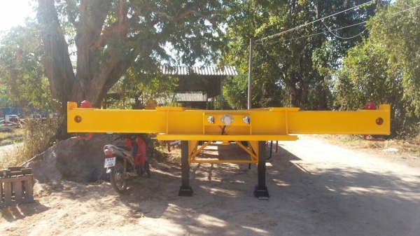 รถเทรลเลอร์ นำลาภ มงคลสยาม หางก้างปลา 40 ฟุต 3เพลานำลาภ ใหม่