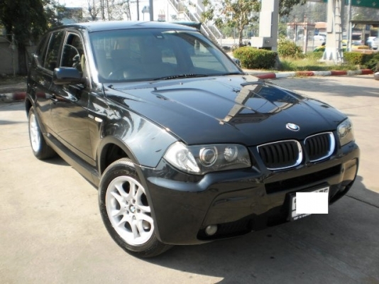BMW X3 ปี2007 สีดำ BMW X3 ปี2007 สีดำ