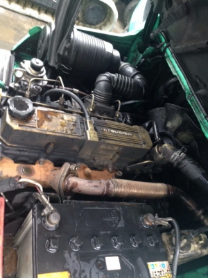 Mitsubishi FD30NT #CF14E-11529 รถฟอร์คลิฟต์ 3 ตัน  สนใจโทร. 080-6565422 (หนิง)