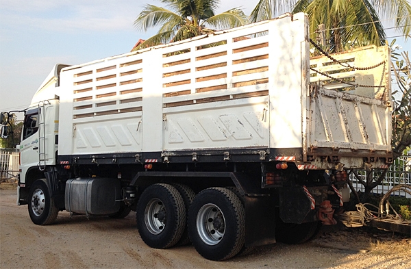 รถเจ้าของฝากขาย HINO MEGA 344 ซีรีส์500 HI-Speed ปี 53 พร้อมลูกพ่วงสามมิตร ปี 56 ไมล์ 2แสน