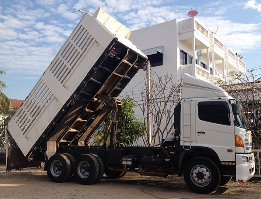 รถเจ้าของฝากขาย HINO MEGA 344 ซีรีส์500 HI-Speed ปี 53 พร้อมลูกพ่วงสามมิตร ปี 56 ไมล์ 2แสน