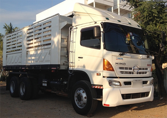 รถเจ้าของฝากขาย HINO MEGA 344 ซีรีส์500 HI-Speed ปี 53 พร้อมลูกพ่วงสามมิตร ปี 56 ไมล์ 2แสน