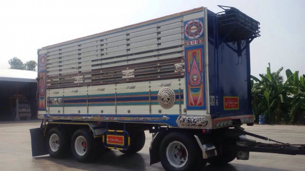 ขายรถพ่วงดัมพ์แม่ลูก HINO 3M เครื่อง P11C-320 แรง เกียร์อิตั้น กระบะมิเนียมอู่สหกิจ แม่ 12 ล้อ ลูก 3 เพลา