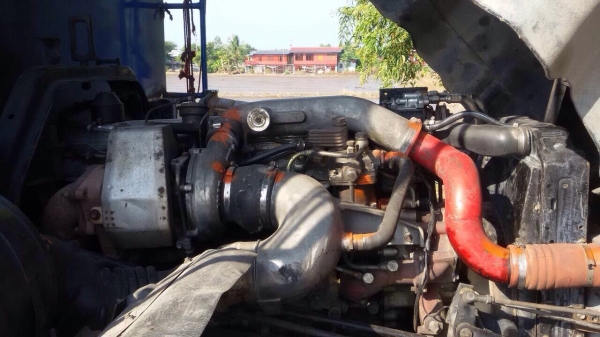 ขายรถพ่วงดัมพ์แม่ลูก HINO 3M เครื่อง P11C-320 แรง เกียร์อิตั้น กระบะมิเนียมอู่สหกิจ แม่ 12 ล้อ ลูก 3 เพลา