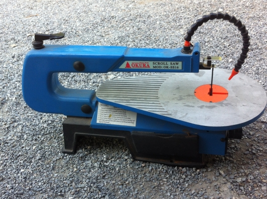 แท่นเลื่อยฉลุ OKURA OK-SS16 ปรับรอบการทำงานได้ ช่วงคอยาว 16 นิ้ว แท่นเลื่อยฉลุ OKURA OK-SS16 ปรับรอบการทำงานได้ ช่วงคอยาว 16 นิ้ว