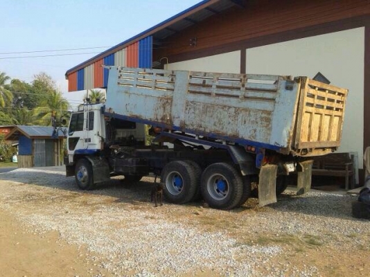 ขายรถบรรทุกสิบล้อดัมพ์ MITSUBISHI MA เครื่อง 6D16-195 แรง 2 เพลา 10 เกียร์ เบรคใหญ่