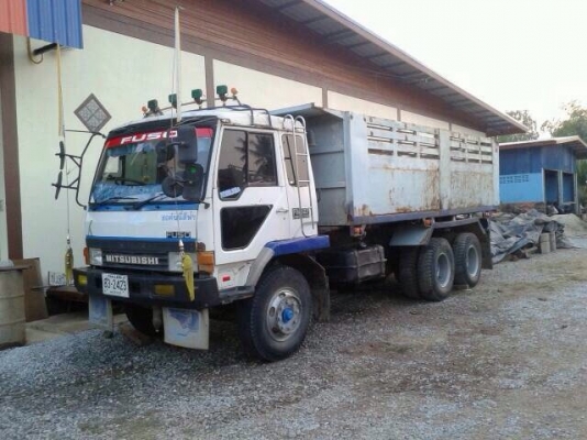 ขายรถบรรทุกสิบล้อดัมพ์ MITSUBISHI MA เครื่อง 6D16-195 แรง 2 เพลา 10 เกียร์ เบรคใหญ่