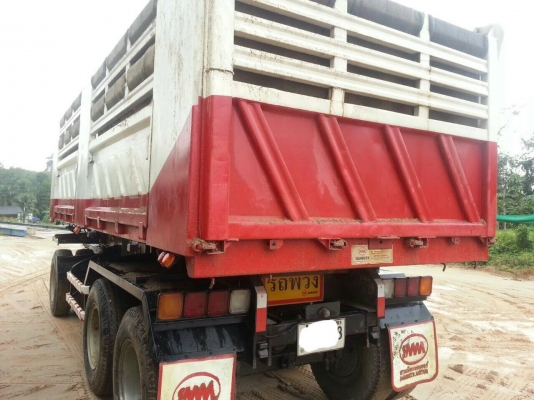 ขายisuzu deca 360 พ่วงแม่ลูกดั้มสามมิตร ปี55 ขาย2750000