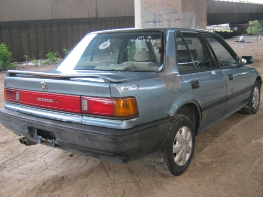 ฮอนด้าซีวิค ปี89 เกียร์ออโต ติดแกสแอลพีจี 25000