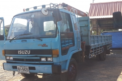**630,000 บ.ต่อรอง**ขาย6ล้อบรรทุก ติดเครน ISUZU ROCKY FRR11LA 6BG1-175 Turbo เครื่องดี แน่นดี แรง เกียร์ดี ไม่มีหลุด ช่วงล่างใหญ่ Fหน้า-หลัง คัสซีสวยเดิมๆ ไม่ปะไม่ดาม ไม่บวม กระบะเหล็กพื้นเหล็กยาว5.50ม.สภาพดี พื้นดีข้างสวย ไม่ผุ หัวเก๋.ดี ยังสวย ภายในคอนโ
