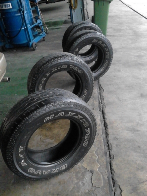 245/70R16 MAXXIS 700 BRAVO A/T  ชุด 4 ล้อ ( ยังไม่เคยปะ )  TEL.081-427-3941