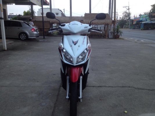 ขาย ฮอนด้า คลิ๊ก 110i สีขาว - แดง ปี 53 ตัวท็อป