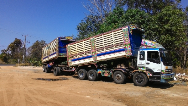 (หลุดจอง)ขายรถพ่วงดั๊ม Isuzu Giga 320Hp แม่-ลูก ต่ออู่โชคชัยอุดรธานี รถพร้อมใช้งาน วิ่งงานตลอด ราคาต่อรองกันได้ครับ