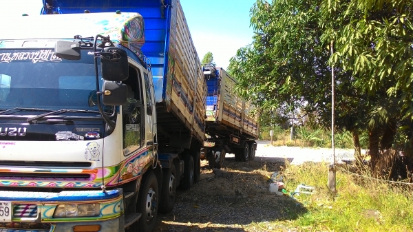 (หลุดจอง)ขายรถพ่วงดั๊ม Isuzu Giga 320Hp แม่-ลูก ต่ออู่โชคชัยอุดรธานี รถพร้อมใช้งาน วิ่งงานตลอด ราคาต่อรองกันได้ครับ