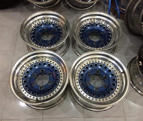 ล้อหยดน้ำ RAGUNA 2 ชิ้นแท้ 15x7 ออฟ-13 6/139.7 ประมูลจากญี่ปุ่น