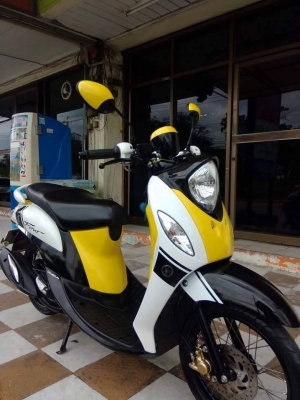 Yamaha Fino FI ปี 2557 รถ 10 เดือน สวยนางฟ้ามากๆ ลาย Sport ขายอย่างถูก