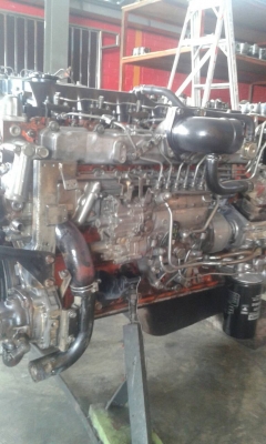 เครื่องยนต์อีซูซุ 195แรงม้า 6HE1-2 ฟิตติดดีมาก ข้อเหวี่ยงSTD ร้บประกัน