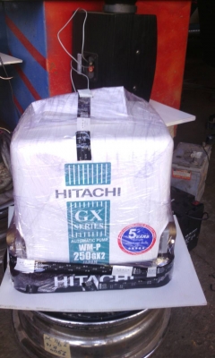 ปั๊มน้ำ HITASHI  GX SERIES รุ่น WM-P250GX2  ของใหม่  ซื้อมา ยังไม่ได้ใช้  TEL.081-427-3941
