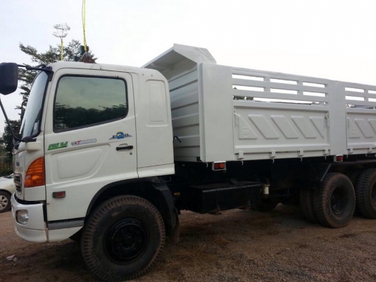 ขายรถสิบล้อ hino Mega FM1J 260แรง ดั้มสามมิตร มีระบบลากพ่วงรถเดิมบาง ราคาต่อรองได้