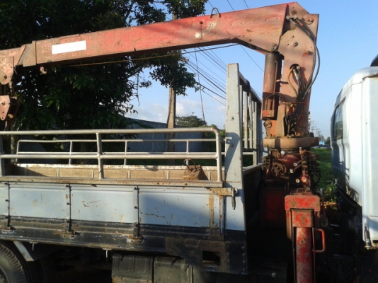 (มาใหม่พร้อมใช้ )รถหกล้อติด  NKR   110   ติดเครน   2.5  ตัน  พร้อมใช้