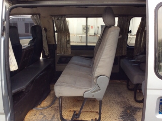 ขายรถตู้นิสสัน เออแวน เครื่อง TD27 เกียร์ธรรมดา เพาเวอร์ ภายในเบาะหนังเบาะหลังสามแถวครบ แอร์หน้า-แอร์ราวหลัง วิทยุCD สีมีริ้วรอยบ้าง แม็ก15&quot; ยางดี เครื่องแน่นนิ่มมาก รถขับดีเลยครับ ภาษีต่อ58เรียบร้อย รถพร้อมใช้ครับ