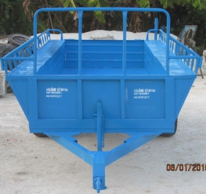 ขายเทเล่อร์กล่อง ยาว 7 ศอก คอรากสองชั้นกระทะขอบ 15 ยางเปอร์เซ็นต์ เพลารางน้ำหน้า 3 ประกบ