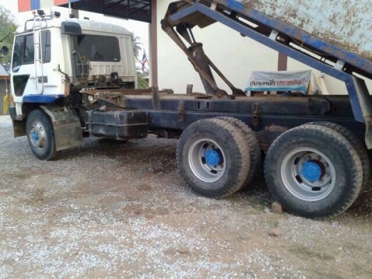 ขายรถบรรทุกสิบล้อดัมพ์ MITSUBISHI MA เครื่องเดิม 6D16-195 แรง 10 เกียร์ เบรคใหญ่