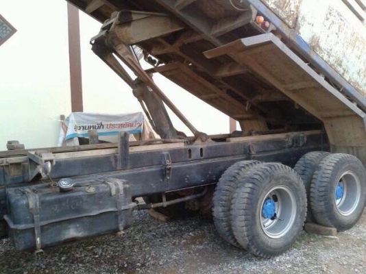 ขายรถบรรทุกสิบล้อดัมพ์ MITSUBISHI MA เครื่องเดิม 6D16-195 แรง 10 เกียร์ เบรคใหญ่