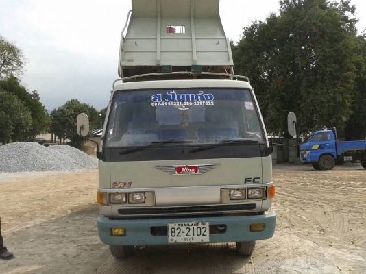 ขายรถ 6 ล้อดั้ม HINO FC สภาพสวยพร้อมใช้ คัสซีสวยตลอดเส้น เครื่อง WO4D 120 แรงม้า ทะเบียนเต็มพร้อมโอน ราคาต่อรองได้ครับ