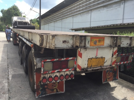 (หลุดจอง)10ล้อหัวลาก2เพลา225แรง..พร้อมหางพื้นเรียบ3คานแท้  รถพร้อมใช้..เล่มพร้อม