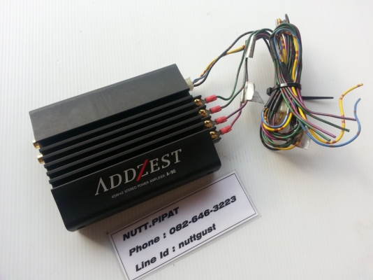 จิ๋วแจ๋ว!! แอมป์ 2 แชแนล Addzest A90 มือสองญี่ปุ่น