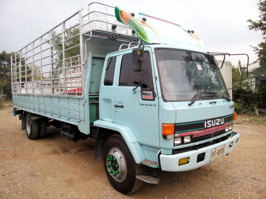 6 ล้อใหญ่  ISUZU  *นางฟ้า*  ROCKY  FTR  195 แรงม้า  * ยาว 7.20 ม. *  รถสวยเดิม+สวยจริง+สภาพพร้อม * รถห้างแท้ * มีเล่มพร้อม *