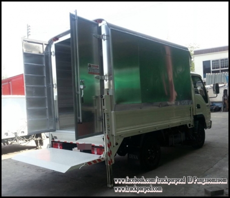 ติดตั้งตู้ทึบหลังคาสูงจากพื้นกระบะ 2 ม.พร้อมติดตั้งลิฟท์เกจและทำสี ติดตั้งตู้ทึบหลังคาสูงจากพื้นกระบะ 2 ม.พร้อมติดตั้งลิฟท์เกจและทำสี