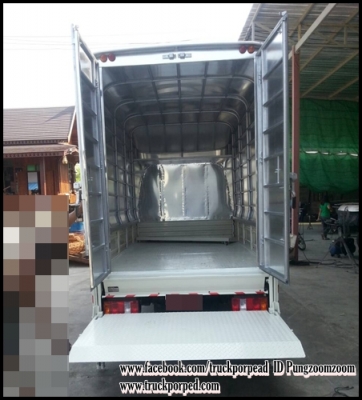 ติดตั้งตู้ทึบหลังคาสูงจากพื้นกระบะ 2 ม.พร้อมติดตั้งลิฟท์เกจและทำสี ติดตั้งตู้ทึบหลังคาสูงจากพื้นกระบะ 2 ม.พร้อมติดตั้งลิฟท์เกจและทำสี