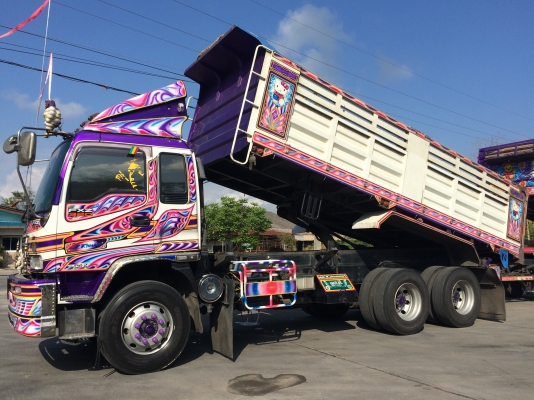 ขายด่วน!! สิบล้อพ่วง แม่-ลูก IZUZU EURO 2  320 แรง  หาง 3 เพลา ถุงลมยกล้อ โทร.081-9450625