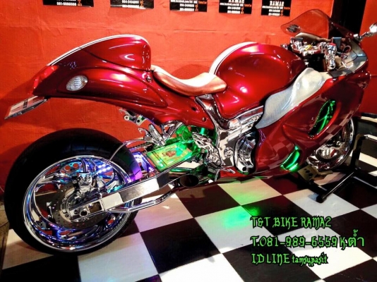 T&amp;T BIKE RAMA2 ขายHAYABUSA ปี2012 ช่วงล่างไฮโดรลิค ยืดอาม ล้อโต แจ้งลงเล่นพร้อมราคา 795000 คันเดียวในไทย