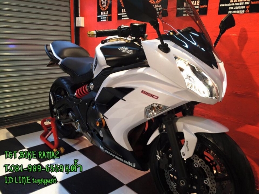T&amp;T BIKE RAMA2 ขายด่วนเพียง 179000฿KAWASAKI NINJA650 ปี2013 ABS รถสวย วิ่งเพียง12000โลแท้