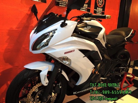 T&amp;T BIKE RAMA2 ขายด่วนเพียง 179000฿KAWASAKI NINJA650 ปี2013 ABS รถสวย วิ่งเพียง12000โลแท้