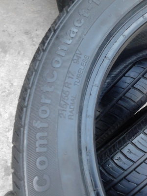 215/55R17 continental Comfortcontact-1 ชุด 4 เส้น TEL.081-427-3941 215/55R17 continental Comfortcontact-1 ชุด 4 เส้น TEL.081-427-3941