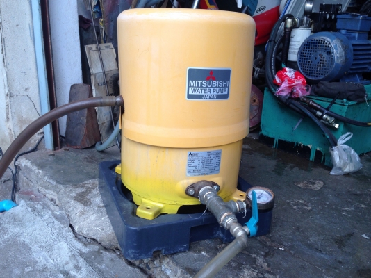 ขายปั้มน้ำอัตโนมัติ mitsubishi 100W สภาพสวย วิ่งนิ่ม ตรวจเช็คแรงดันเรียบร้อยแล้ว ไม่มีรั่วซึม พร้อมใช้งาน