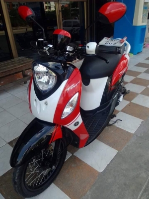 รถเพียง 10 เดือน Yamaha Fino FI ปี 2557 รุ่นใหม่ล่าสุด ลาย Sport สภาพสวยใสมาก