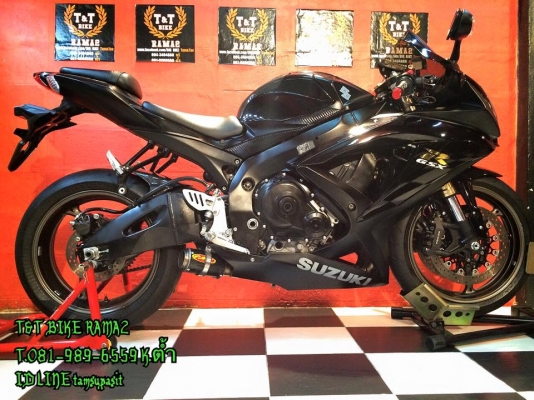 T&amp;T BIKE RAMA2 ขายด่วนรถเทพ 239000 ฿SUZUKI GSXR600 L0 ปี2010กุญแจแท้2ดอก อินวอย+สรรพสามิต+พรบ. รถสวยเทพของแต่งมีท่อสูตร สลิปออน ปั้มบนซ้าย-ขวา อิตาลี แท้คับ