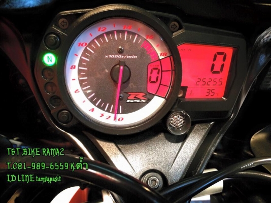 T&amp;T BIKE RAMA2 ขายด่วนรถเทพ 239000 ฿SUZUKI GSXR600 L0 ปี2010กุญแจแท้2ดอก อินวอย+สรรพสามิต+พรบ. รถสวยเทพของแต่งมีท่อสูตร สลิปออน ปั้มบนซ้าย-ขวา อิตาลี แท้คับ