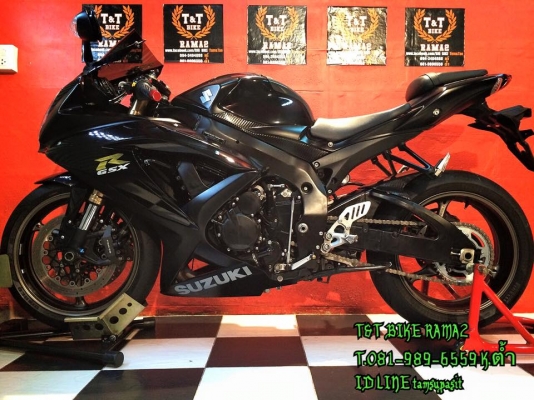 T&amp;T BIKE RAMA2 ขายด่วนรถเทพ 239000 ฿SUZUKI GSXR600 L0 ปี2010กุญแจแท้2ดอก อินวอย+สรรพสามิต+พรบ. รถสวยเทพของแต่งมีท่อสูตร สลิปออน ปั้มบนซ้าย-ขวา อิตาลี แท้คับ