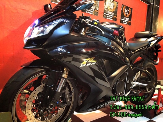 T&amp;T BIKE RAMA2 ขายด่วนรถเทพ 239000 ฿SUZUKI GSXR600 L0 ปี2010กุญแจแท้2ดอก อินวอย+สรรพสามิต+พรบ. รถสวยเทพของแต่งมีท่อสูตร สลิปออน ปั้มบนซ้าย-ขวา อิตาลี แท้คับ