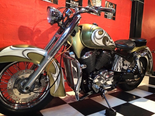 T&amp;T BIKE RAMA2 ใครโดนมาจัด 75000 ฿HONDA SHADOW CLASSIC แท้ สวยๆคับ อินวอย สรรพสามิต งานสวยๆมาอีกแล้วคับผมเครื่องดีไฟติดครบทุกระบบคับ สีสวยงานดีจิงๆ