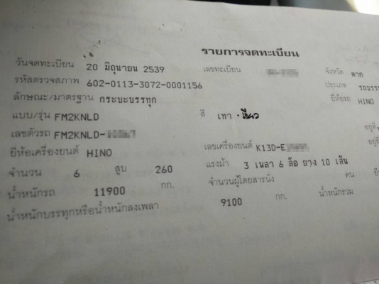 **ขายแล้วครับขอบคุณ Truck2hand ขาย10ล้อ2เพลาดั้ม สวยบาง HINO FM2K 260HP ปี39 FM2KNLD K13D-E 260แรง เครื่องเดิมเกียร์เดิม 260แรง แน่นๆแห้งดี แรงดี เกียร์ดีไม่มีหลุด ช่วงล่างเดิม คัสซีสวย ไม่ปะไม่ดาม สโลวเดิม กระบะดั้มเหล็กสภาพดี เดิมบาง ไม่โก่ง ไม่ผุ พื้นด