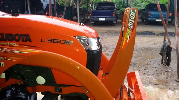ปัญญาแทรคเตอร์ จัดให้ ด่วน!!!คูโบต้า L3608 ใบมีดSD160พร้อม ผาน6&times;22 รถไร่ สีเดิมๆ ทำงาน 510ชม. (อ.คลองขลุง จ.กำแพงเพชร)