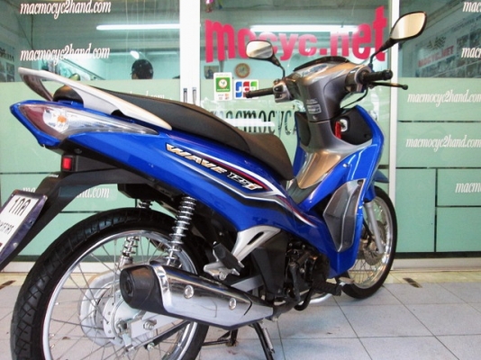 wave 125 i สีน้ำเงิน รถเดือน พฤษจิกายน ปี 56 ไมล์ 1 หมื่นโล รถมีเกียยอดนิยม ของแถม 2 รายการ 32900