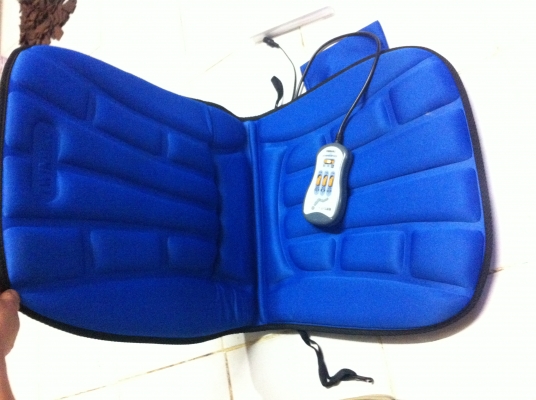 เบาะนวดไฟฟ้าแบบสั่นใช้ไฟDC 12 V. จากในรถยนต์หรือหม้อแปลงได้ ยี่ห้อ TWINBIRD